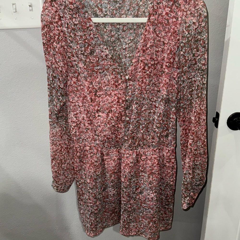 BCBGeneration Floral Romper.